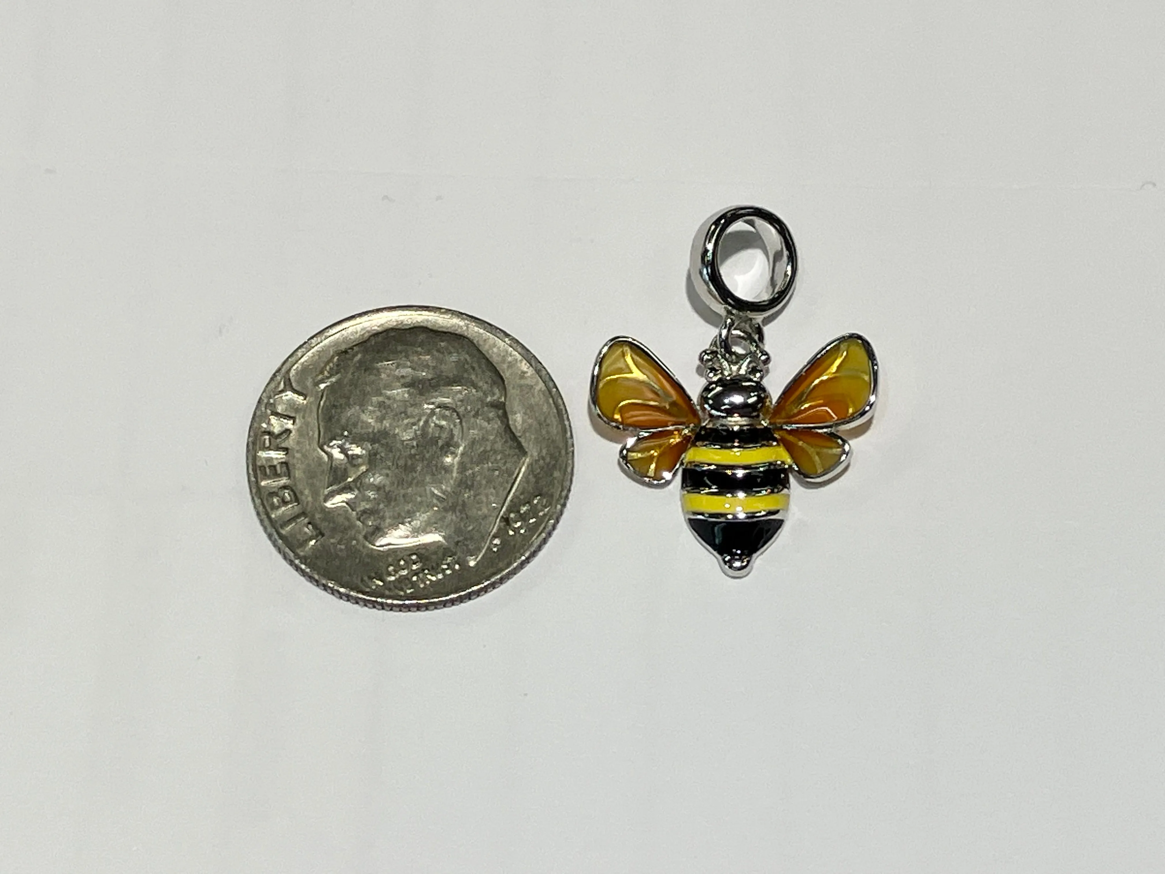 Honey Bee Silver Charm