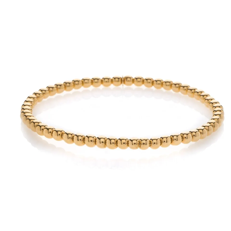 Hulchi Belluni 18K Yellow Gold Tresore Stretch Bracelet