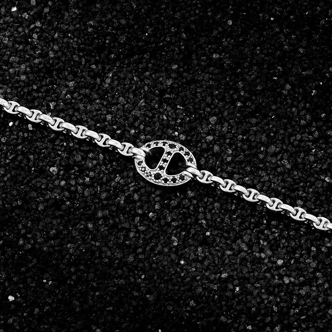 Iconic Mariner Chain Bracelet in Silver