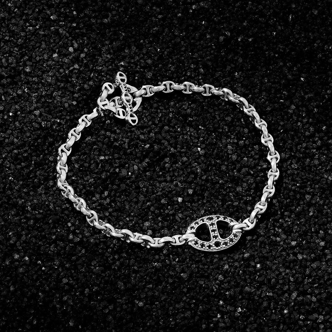 Iconic Mariner Chain Bracelet in Silver
