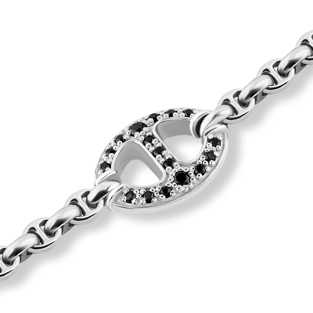 Iconic Mariner Chain Bracelet in Silver
