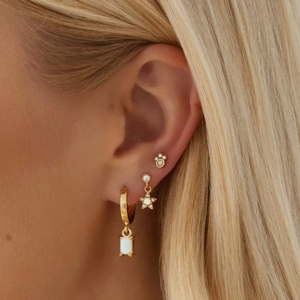 Indus Opal Stud Earrings