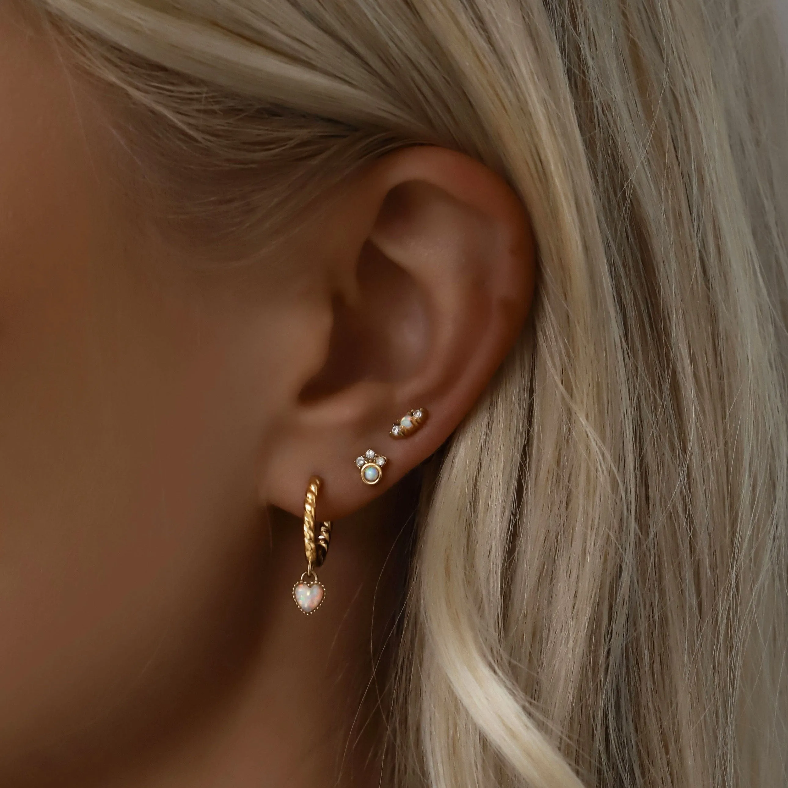 Indus Opal Stud Earrings