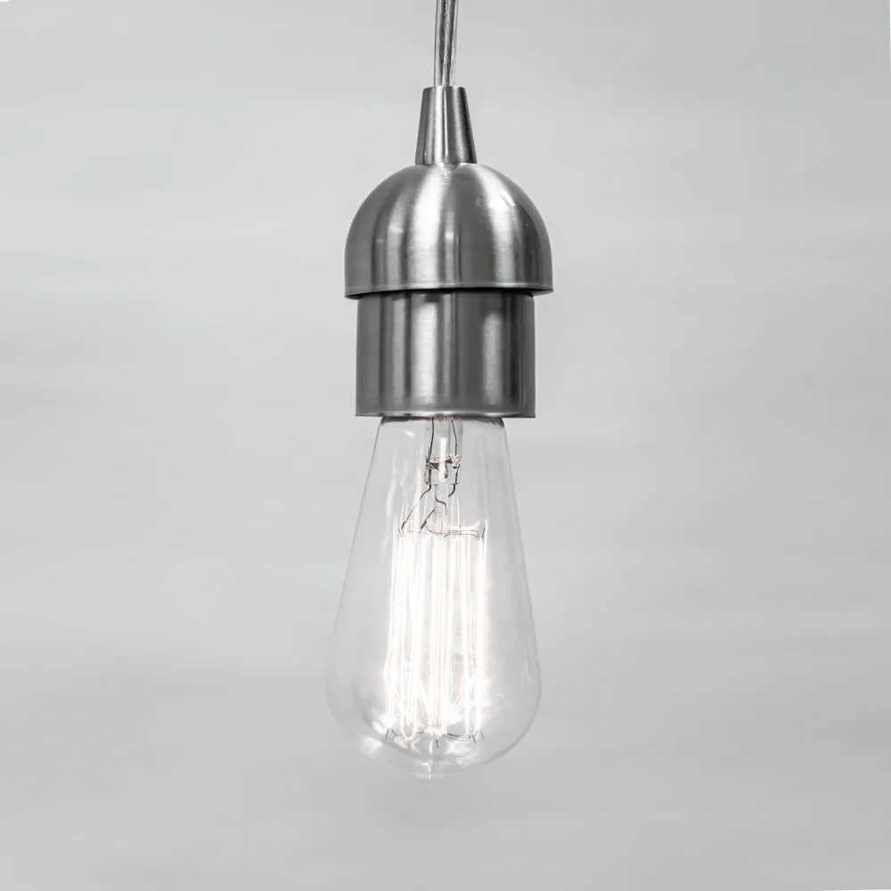 Instant Pendant Brushed Nickel Converter- Adapter Only
