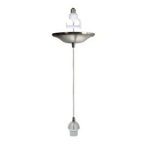 Instant Pendant Brushed Nickel Converter- Adapter Only