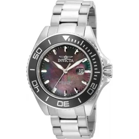 Invicta Men's Pro Diver Stainless Steel Silver-Tone Garnet Dial Casual Watch 23068