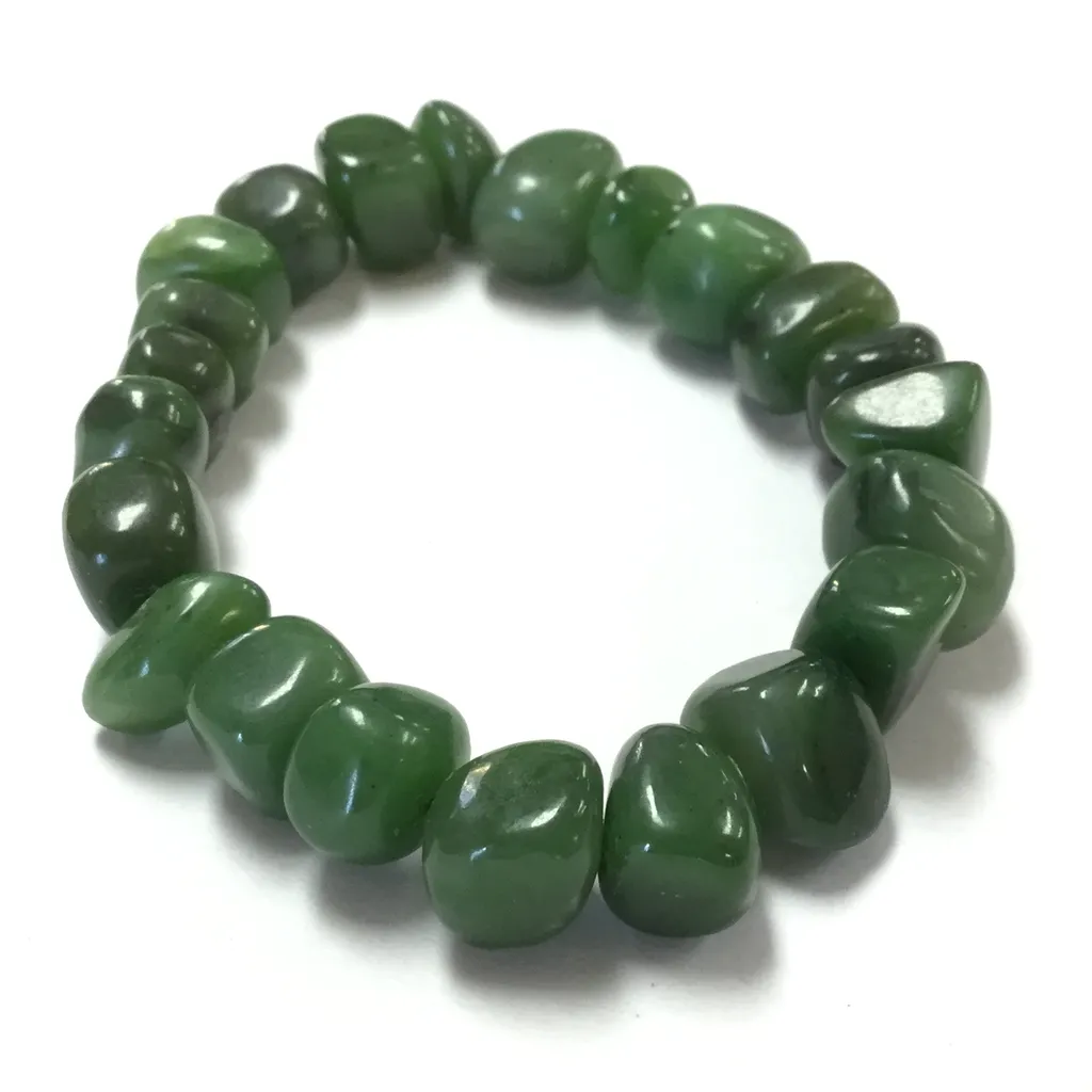 Jade Irregular Bead Bracelet