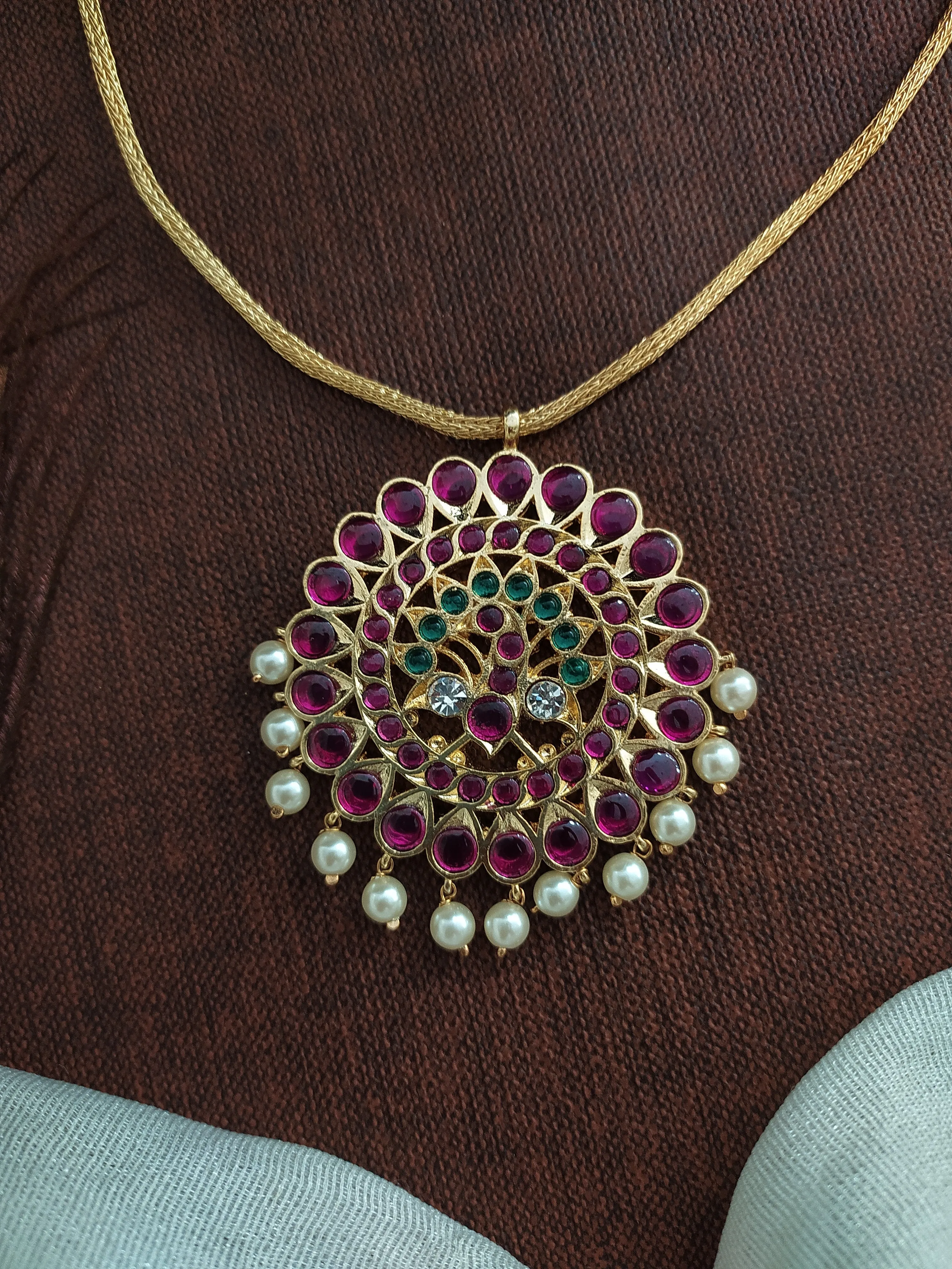 Kemp Peacock-Designed Pendant Necklace