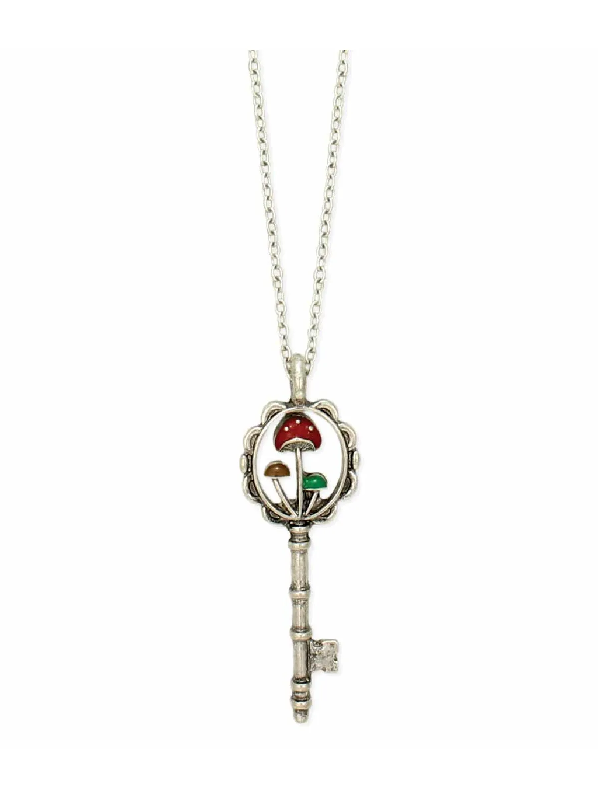 Key to the Mushroom Kingdom Necklace
