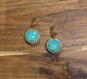 La Vie Parisienne By Catherine Popesco Pacific Opal Crystal Earrings