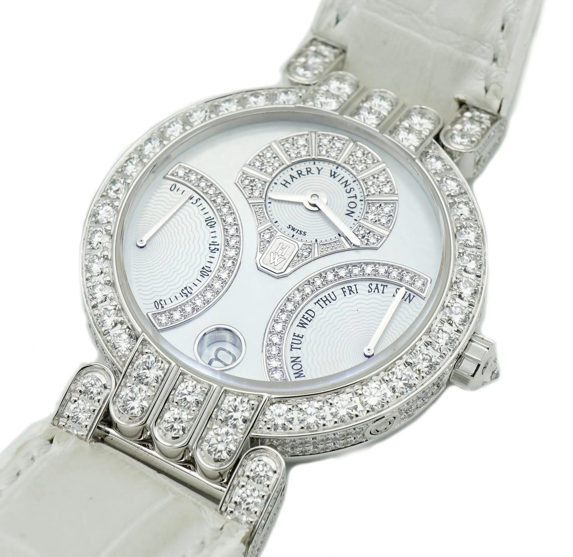 Ladies Premier Excenter Bi-Retro White Gold