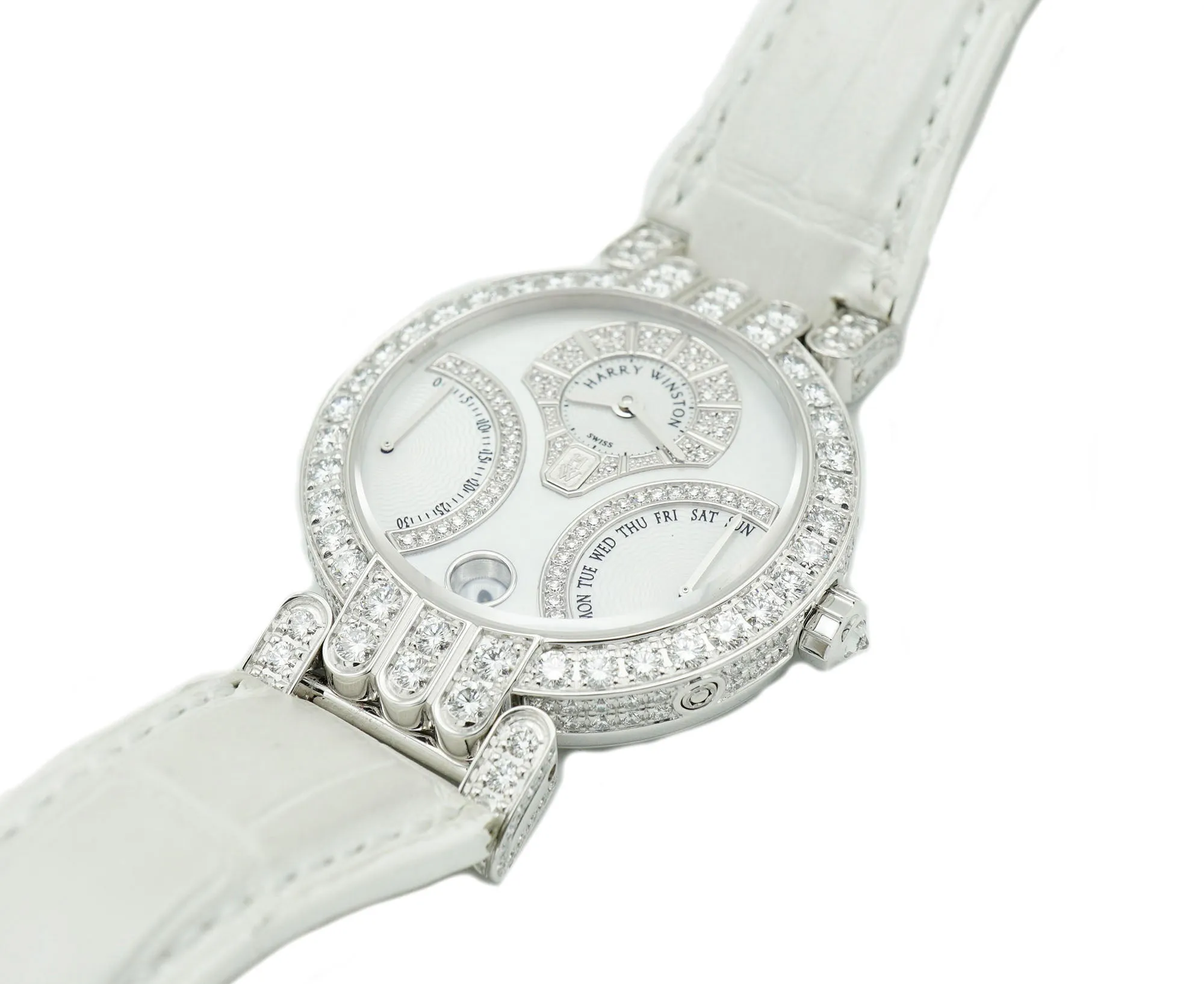 Ladies Premier Excenter Bi-Retro White Gold