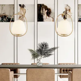 LED Simple Modern Glass Decorative Pendant Light