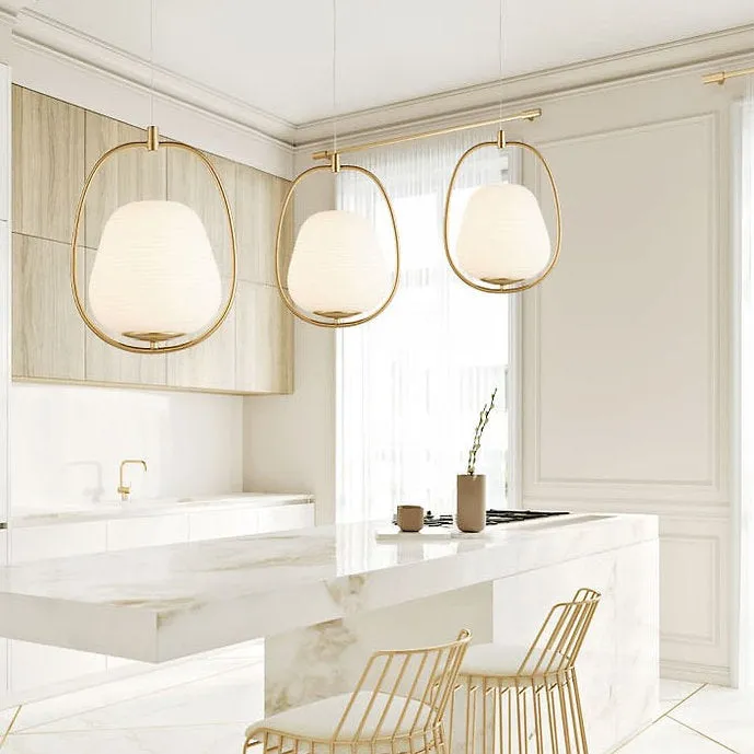 LED Simple Modern Glass Decorative Pendant Light