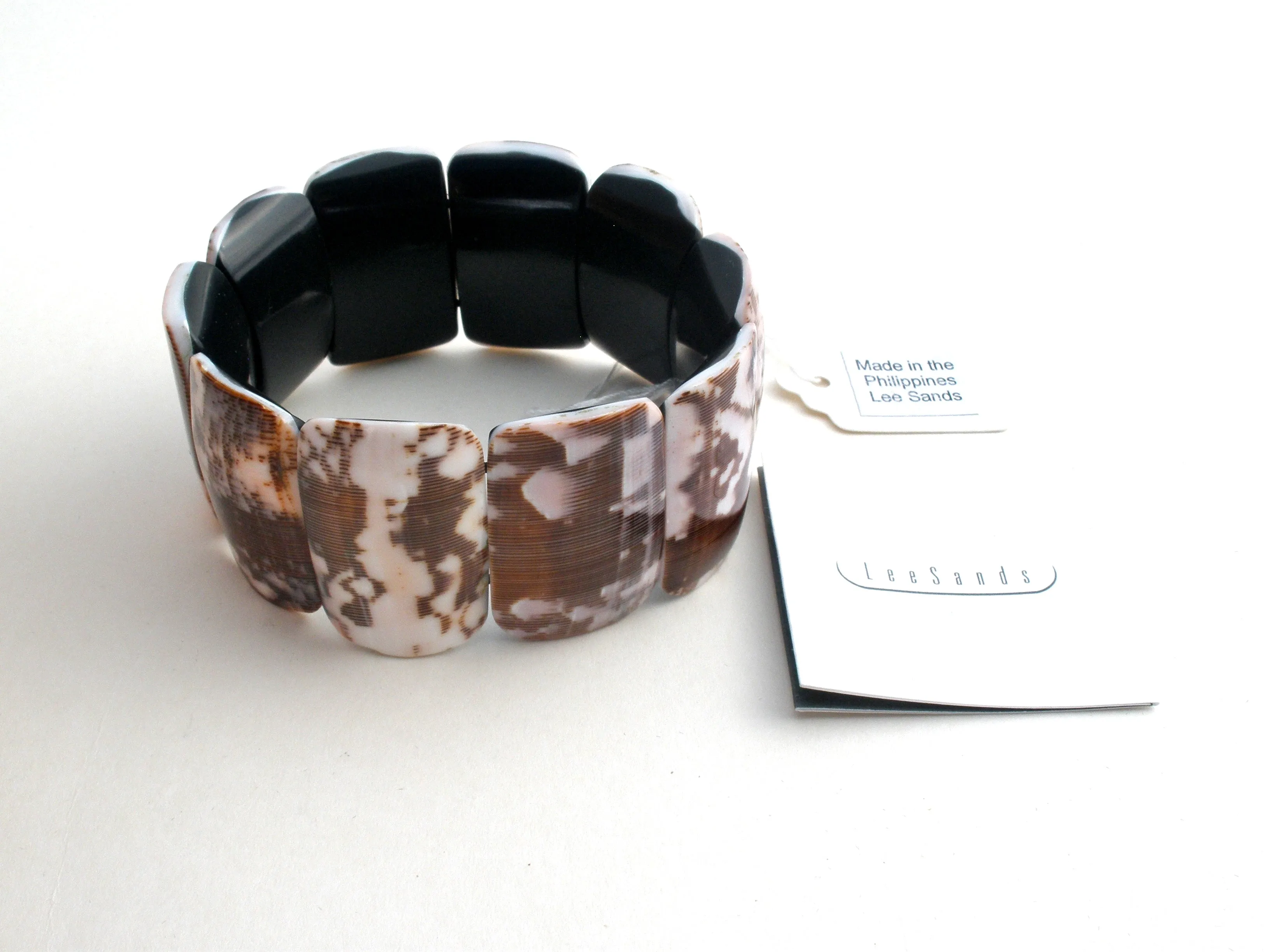 Lee Sands Wide Shell Bracelet