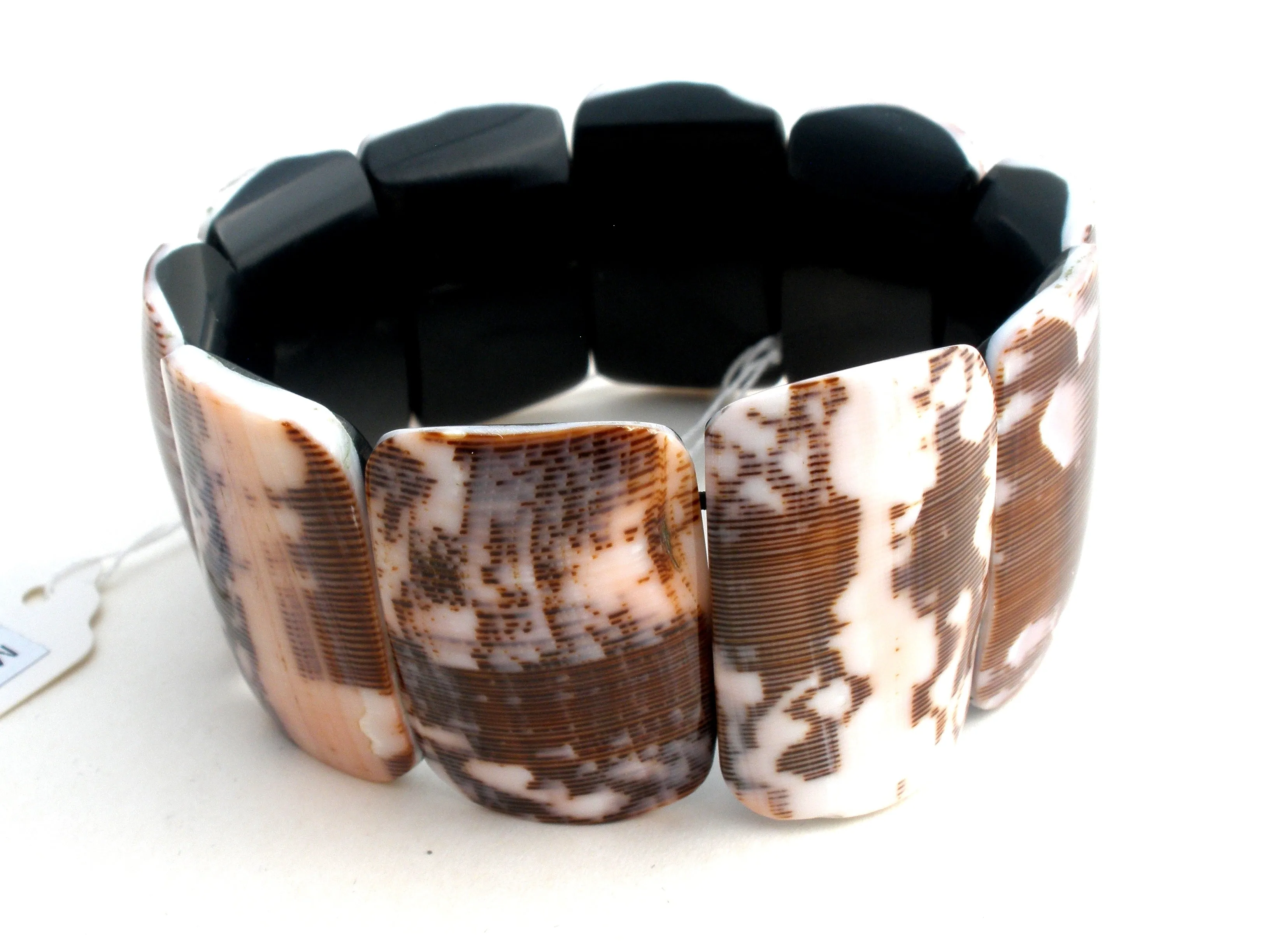 Lee Sands Wide Shell Bracelet