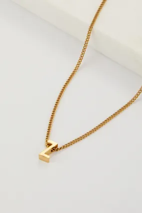 Letter Necklace Z