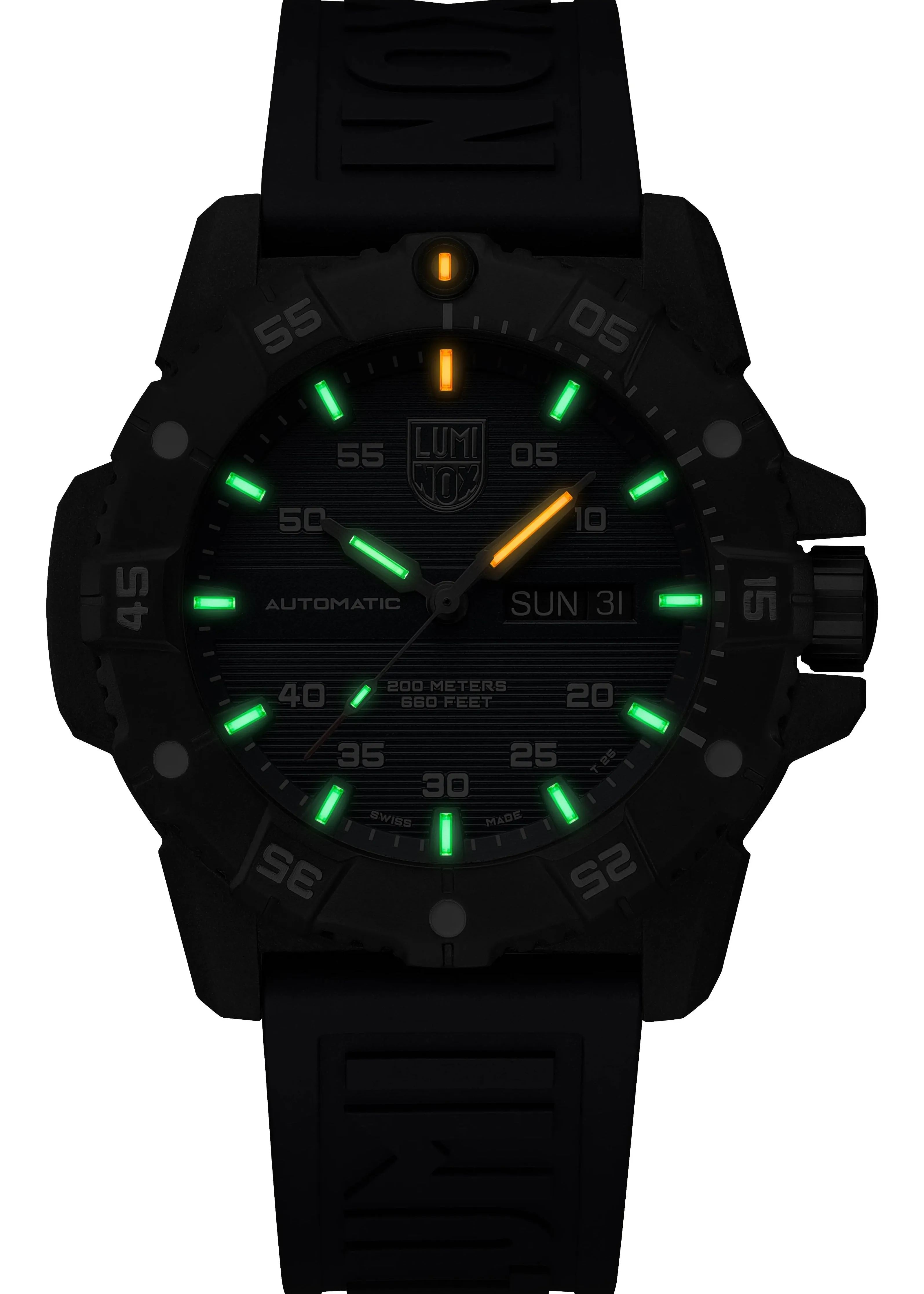 LUMINOX MASTER CARBON SEAL AUTOMATIC BLUE DIAL BLUE BAND XS.3863