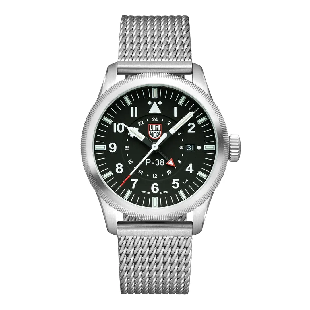 Luminox Men's P-38 Lightning 42mm Quartz GMT Watch XA.9522