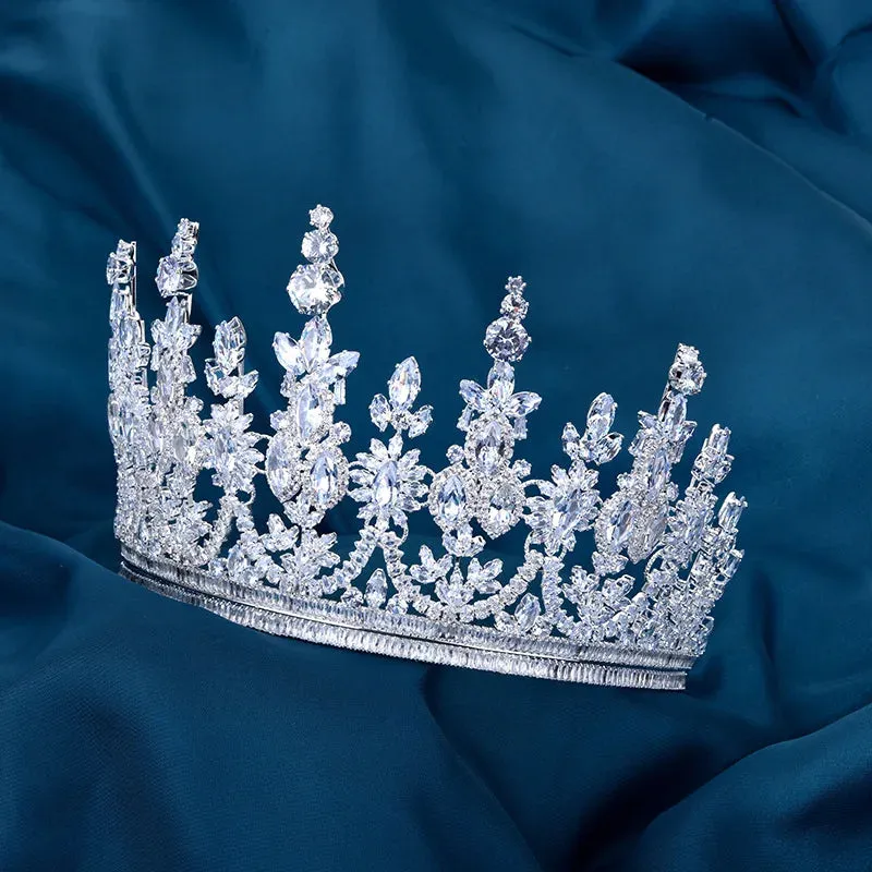 Luxury  Cubic Zirconia Crowns For Bride-or High End Mis Quince Headpiece