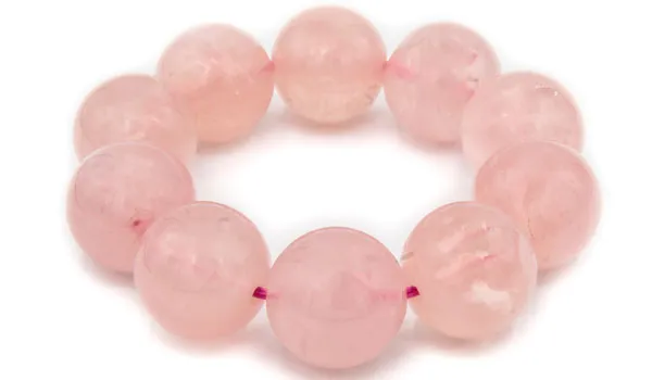 Luxury Rose Quartz Natural Gemstone Bracelet