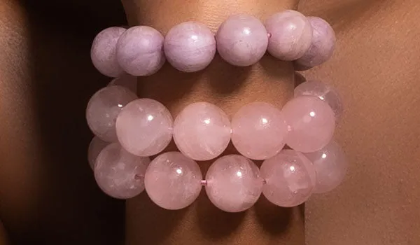 Luxury Rose Quartz Natural Gemstone Bracelet