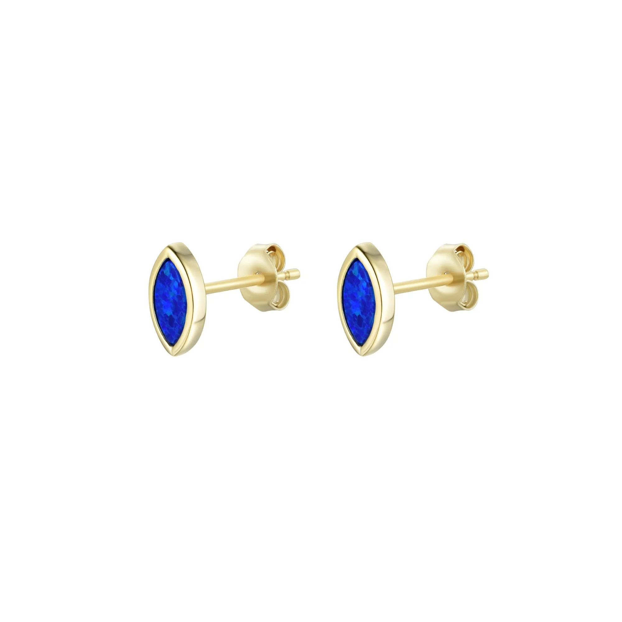 Marquise Opal Stud Earrings
