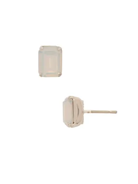 Mini Emerald Cut Stud Earrings - EBY42RHWO