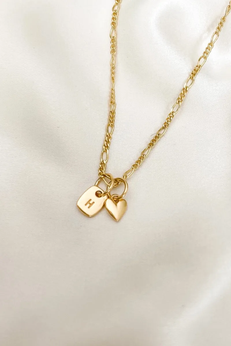 Mini Rectangular Pendant - Gold