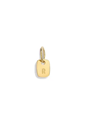 Mini Rectangular Pendant - Gold