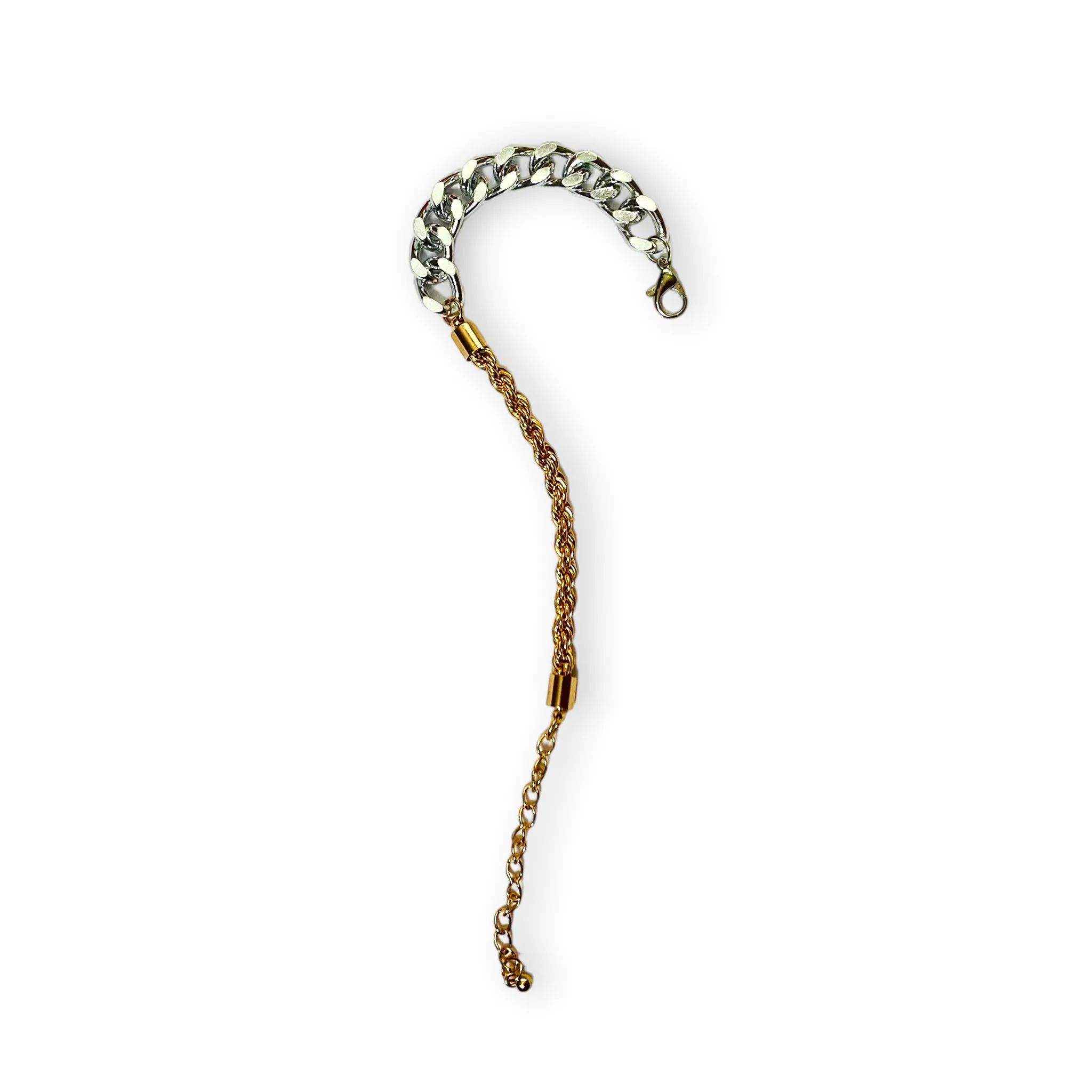 Mix Metal Bangle Bracelet