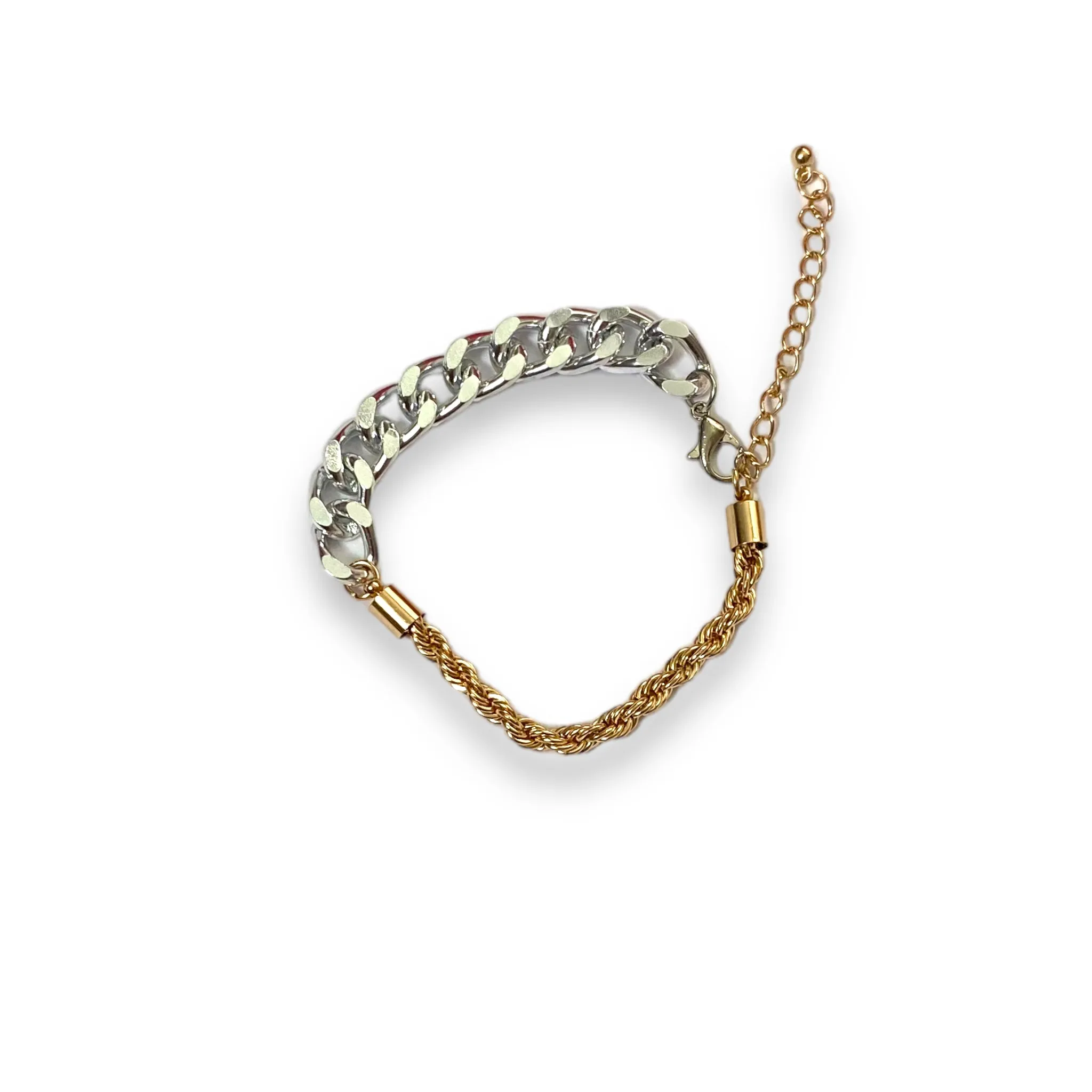Mix Metal Bangle Bracelet