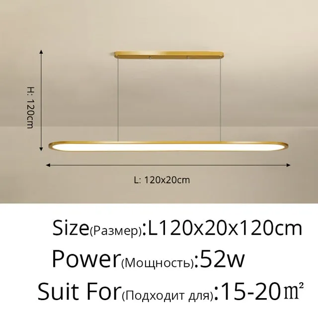 Modern LED Pendant Lamp For Studyroom Dining Table Kitchen Living Room Foyer Hotel Bedroom Coffee Bar Office Indoor Lighting