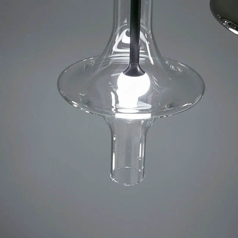 Modern simple Nordic Decorative Metal Glass LED Pendant Light