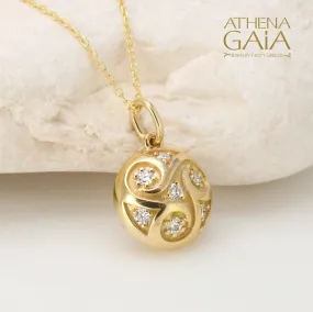 Mythical Argonaut Pendant with Necklace