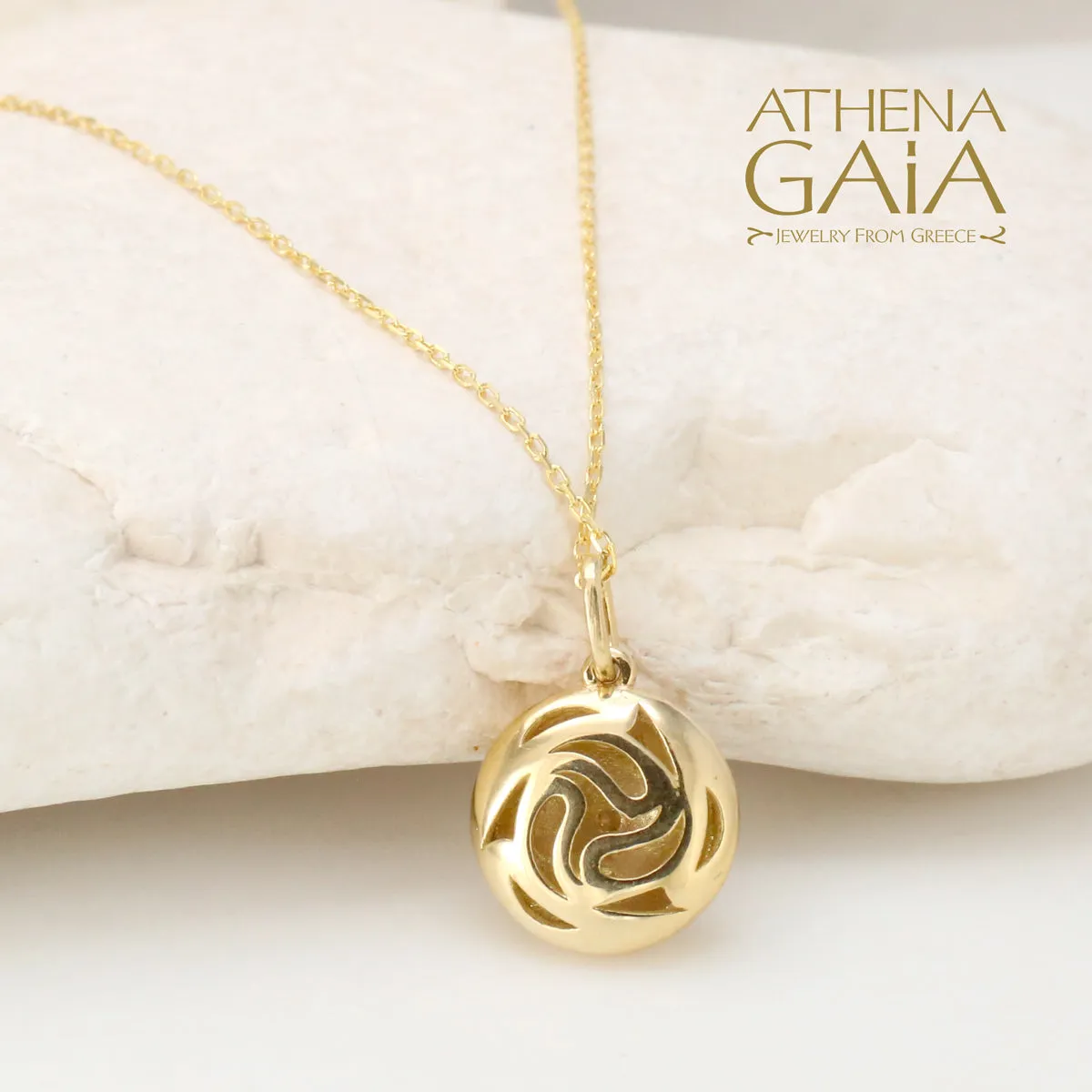 Mythical Argonaut Pendant with Necklace