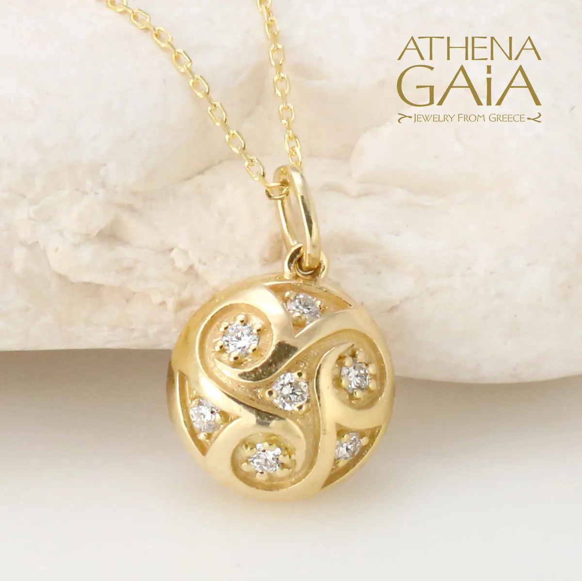 Mythical Argonaut Pendant with Necklace