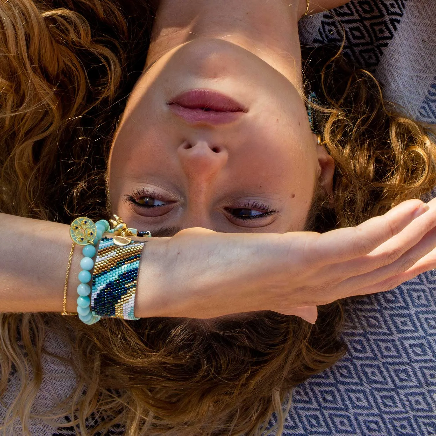 Narrow Surf Cuff: Tulum