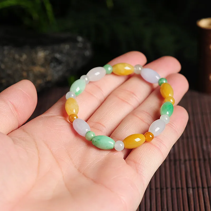 Natural Jade Bracelet Jadeite Bracelet BT87