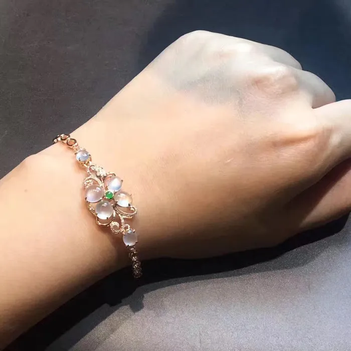 Natural Jade Bracelet Jadeite Bracelet NBT13