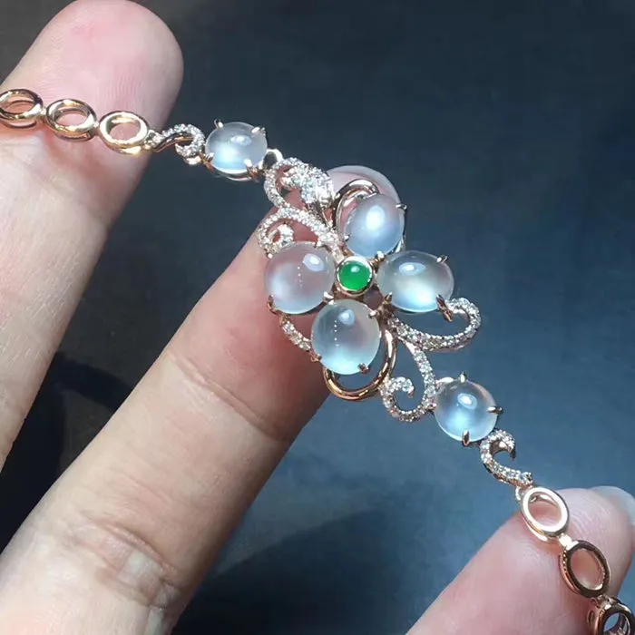 Natural Jade Bracelet Jadeite Bracelet NBT13