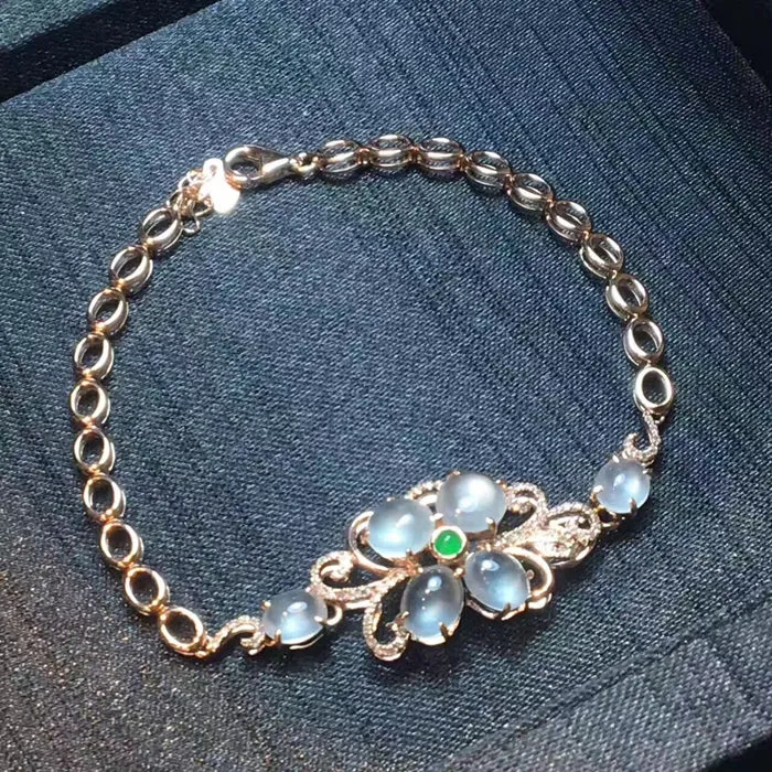 Natural Jade Bracelet Jadeite Bracelet NBT13