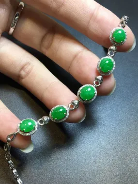 Natural Jade Bracelet Jadeite Bracelet NBT88