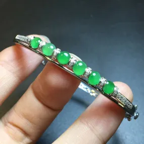 Natural Jade Bracelet Jadeite Bracelet NBT89