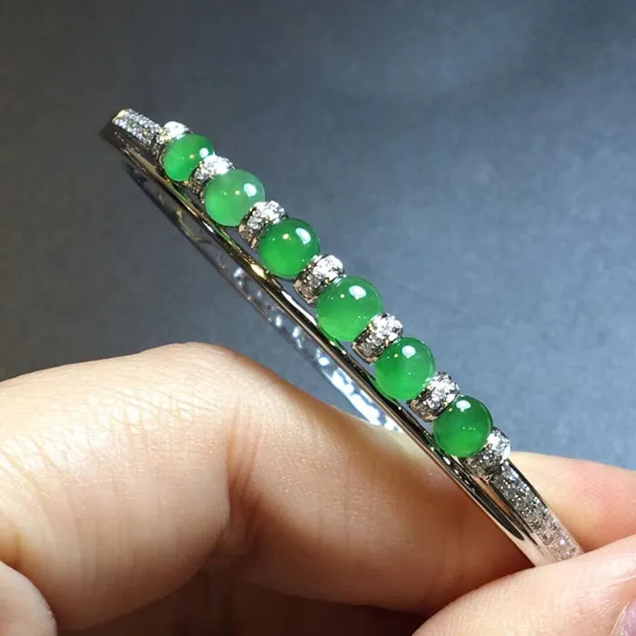 Natural Jade Bracelet Jadeite Bracelet NBT89