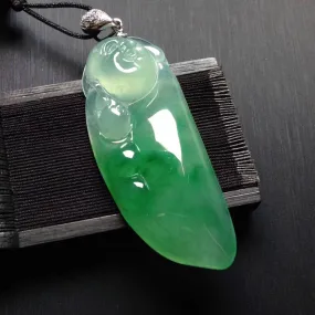 Natural Jade Pendant Jadeite Buddha Pendant PT274