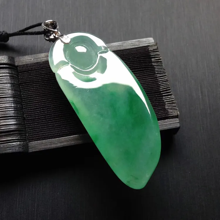 Natural Jade Pendant Jadeite Buddha Pendant PT274