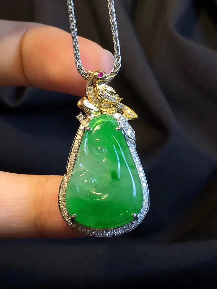 Natural Jade Pendant Jadeite Pendant NPT068