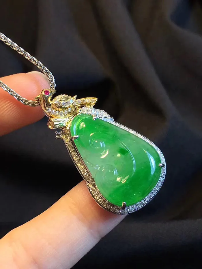 Natural Jade Pendant Jadeite Pendant NPT068
