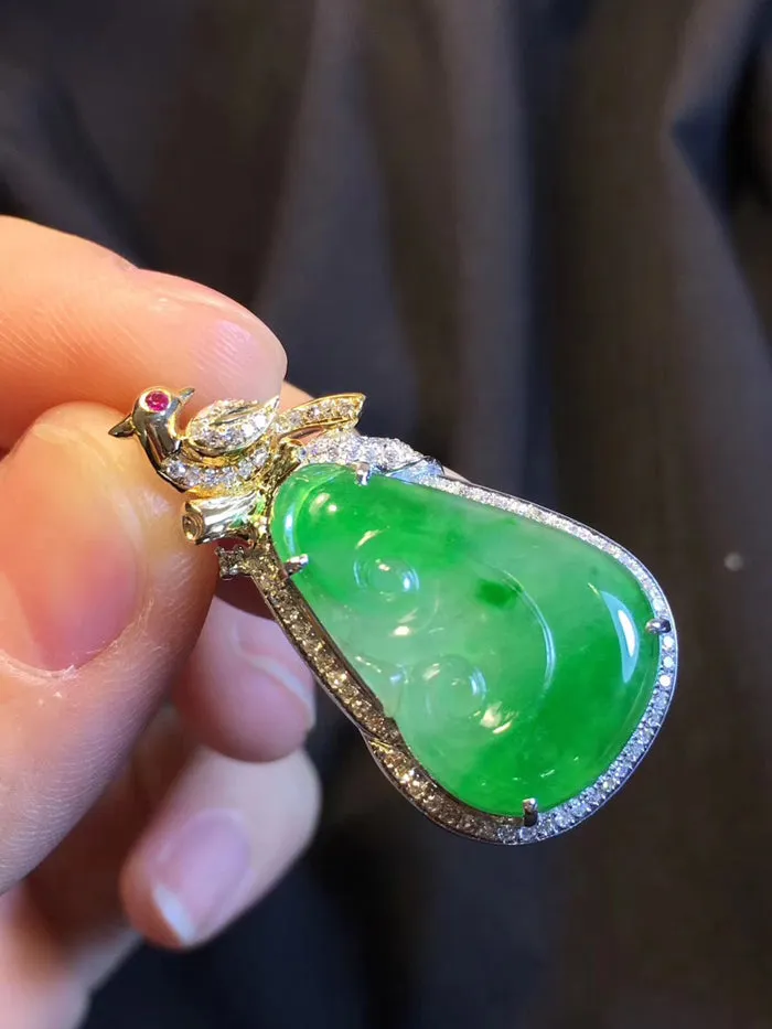 Natural Jade Pendant Jadeite Pendant NPT068